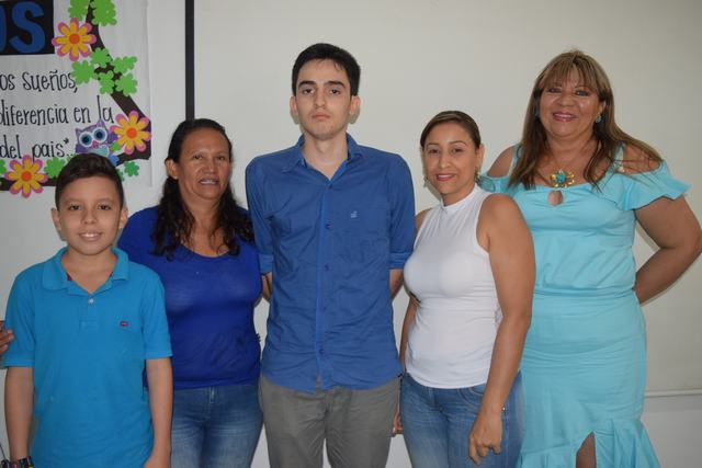 Julián Vargas, Blanca Perdomo, Fabio Sotelo, Yadira García y Marcela Piza.